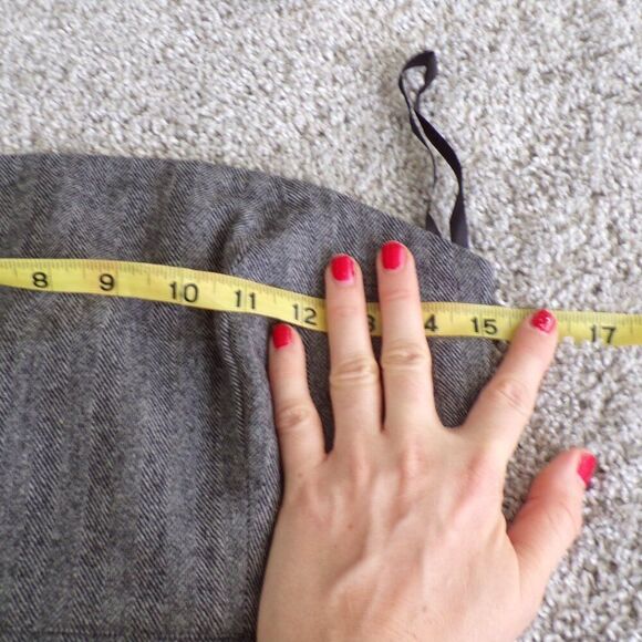 Gap gray strapless Twee Preppy  dress 8 - Picture 6 of 9